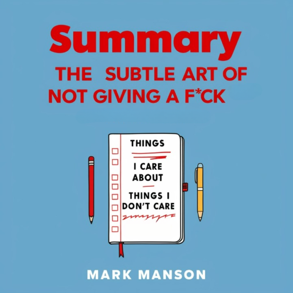 The Subtle Art of Not Giving a Fck by Mark Manson – Audio Summary MP3