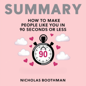 How to Make People Like You in 90 Seconds or Less by Nicholas Boothman – Audio Summary MP3