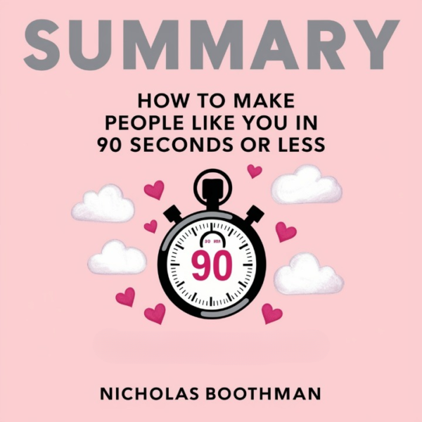 How to Make People Like You in 90 Seconds or Less by Nicholas Boothman – Audio Summary MP3